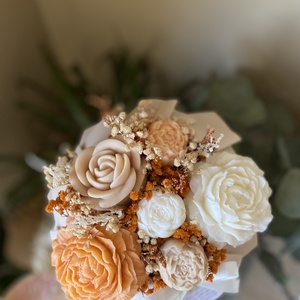 Illatviasz virágbox (szójaviaszból) - Szülőköszöntő ajándék - otthon & életmód - gyertya, illat, aroma - gyertya - Meska.hu