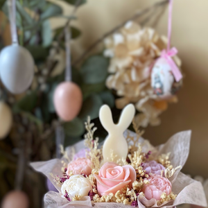 Illatviasz virágbox (szójaviaszból) - húsvéti illatviasz box - illatos dekoratív ajándék - Meska.hu