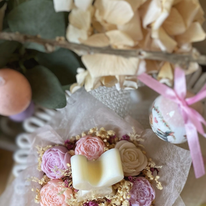 Illatviasz virágbox (szójaviaszból) - húsvéti illatviasz box - illatos dekoratív ajándék - otthon & életmód - gyertya, illat, aroma - gyertya - Meska.hu