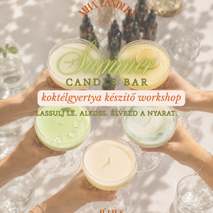 Gyertyakészítő workshop �  Summer Candle Bar � Élményajándék (Ajándékutalvány) - Meska.hu