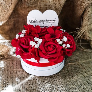 Red Riding Hood mini virágbox  , Esküvő, Emlék & Ajándék, Szülőköszöntő ajándék, Virágkötés, Papírművészet, MESKA