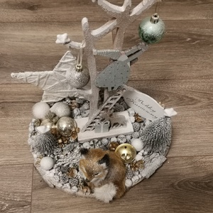 Nagyméretű adventi asztali dísz - karácsony - adventi díszek - adventi asztaldísz - Meska.hu