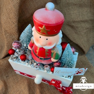 Csendőrös adventi asztali dísz - karácsony - adventi díszek - adventi asztaldísz - Meska.hu