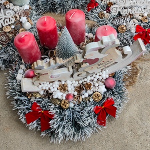 Mikulásos adventi asztali dísz - esküvő - dekoráció - asztaldísz - Meska.hu Mikulásos adventi asztali dísz - esküvő - dekoráció - asztaldísz - Meska.hu