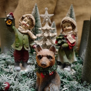 Nagyméretű zöld asztali dísz - karácsony - adventi díszek - adventi asztaldísz - Meska.hu