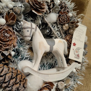 Hintalovacskás karácsonyi ajtókopogtató  - otthon & életmód - dekoráció - ajtó- és ablak dekoráció - ajtódísz & kopogtató - Meska.hu