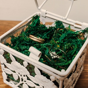 Rózsalugasos esküvői gyűrűtartó  - esküvő - kiegészítők - gyűrűtartó & gyűrűpárna - Meska.hu