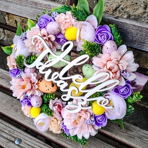 Tavaszi ajtókopogtató  - otthon & életmód - dekoráció - ajtó- és ablak dekoráció - ajtódísz & kopogtató - Meska.hu