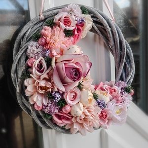 Tavaszi ajtókopogtató  - otthon & életmód - dekoráció - ajtó- és ablak dekoráció - ajtódísz & kopogtató - Meska.hu