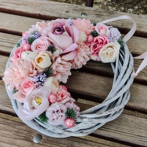 Tavaszi ajtókopogtató  - otthon & életmód - dekoráció - ajtó- és ablak dekoráció - ajtódísz & kopogtató - Meska.hu