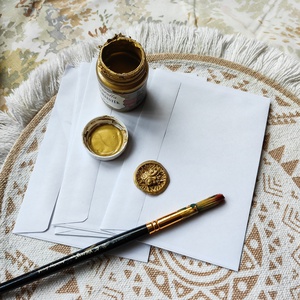 Levél, vagy meghívó pecsét (viaszpecsét)  - Meska.hu