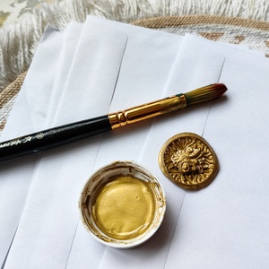 Levél, vagy meghívó pecsét (viaszpecsét)  - esküvő - meghívó & kártya - esküvői pecsét, bélyegző - esküvői viasz pecsét - Meska.hu