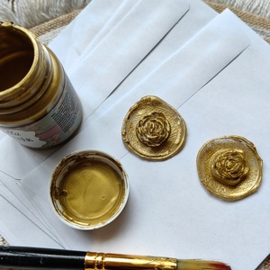 Levél, vagy meghívó pecsét (viaszpecsét)  - esküvő - meghívó & kártya - esküvői pecsét, bélyegző - esküvői viasz pecsét - Meska.hu