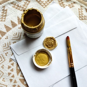 Levél, vagy meghívó pecsét (viaszpecsét)  - esküvő - meghívó & kártya - esküvői pecsét, bélyegző - esküvői viasz pecsét - Meska.hu