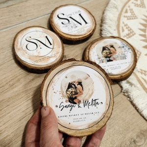 Esküvői vendég meghívó ajándék/hűtőmágnes - esküvő - emlék & ajándék - köszönőajándék - Meska.hu