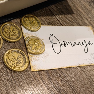 Levél, vagy meghívó pecsét (viaszpecsét)  - Meska.hu