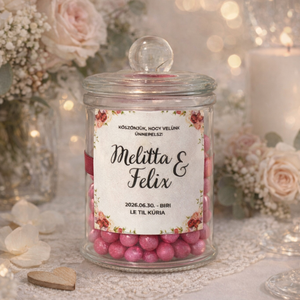 Esküvői vendégköszönő ajándék, Esküvő, Emlék & Ajándék, Köszönőajándék, Festett tárgyak, Fotó, grafika, rajz, illusztráció, MESKA