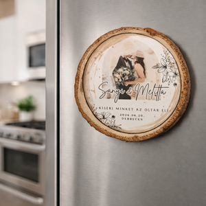 Esküvői vendég meghívó ajándék/hűtőmágnes - esküvő - emlék & ajándék - köszönőajándék - Meska.hu