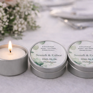 Esküvői ültető fémdobozban - esküvő - meghívó & kártya - ültetési rend - Meska.hu