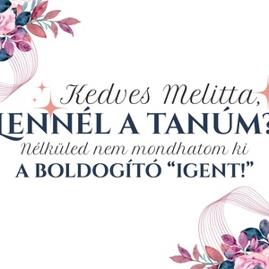 Tanúfelkérő golyóstollas ajándék - esküvő - meghívó & kártya - tanú felkérő - Meska.hu