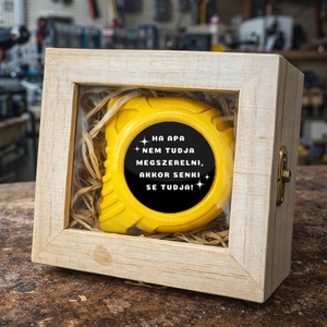 Egyedi feliratos édesapa/örömapa köszöntő ajándék, Esküvő, Emlék & Ajándék, Szülőköszöntő ajándék, Fotó, grafika, rajz, illusztráció, Festett tárgyak, MESKA