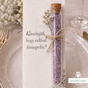 Eküvői vendégköszönő ajándék - Meska.hu