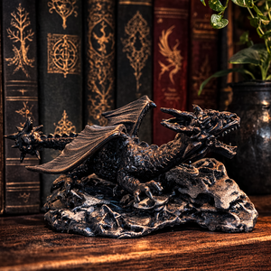 Sárkányos szobor (Tairn-Negyedik szárny) - otthon & életmód - dekoráció - asztal és polc dekoráció - könyvszobor - Meska.hu