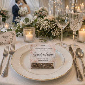 Násznép köszönő virágmagos ajándék, Esküvő, Emlék & Ajándék, Köszönőajándék, Fotó, grafika, rajz, illusztráció, Mindenmás, MESKA