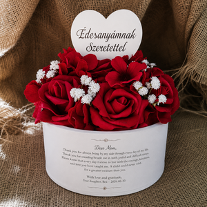 Mini virágbox - Red Riding Hood  - esküvő - emlék & ajándék - szülőköszöntő ajándék - Meska.hu