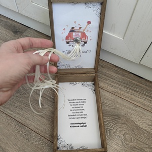 Esküvői pénzátadó box - esküvő - nászajándék - esküvői pénzátadó doboz - Meska.hu