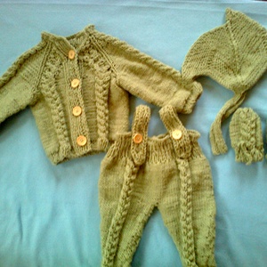 baby ruha-szett , Ruha & Divat, Babaruha & Gyerekruha, Pulóver, Kötés, MESKA