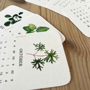 Asztali kártyanaptár 2026 - művészet - naptárkártyák, sportkártyák - Meska.hu