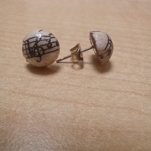 Kottás pötty fülbevaló  - ékszer - fülbevaló - pötty fülbevaló - Meska.hu