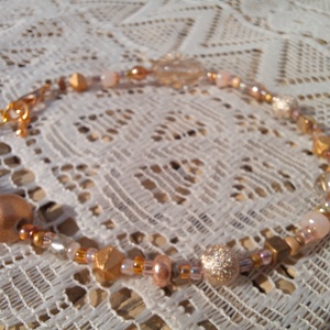 Aranyló karkötő keleties hangulatban, Ékszer, Karkötő, Gyöngyös karkötő, Ékszerkészítés, Gyöngyfűzés, gyöngyhímzés, MESKA