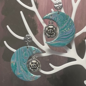 Rózsahold, Ékszer, Fülbevaló, Lógó fülbevaló, Ékszerkészítés, MESKA