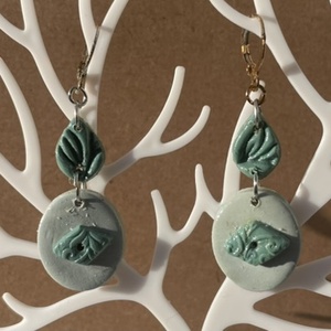 Indák és geometria, Ékszer, Fülbevaló, Lógó fülbevaló, Ékszerkészítés, MESKA