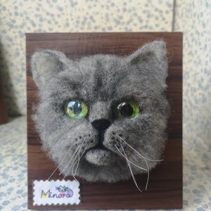 3D kisállat portré � nemezelt emlékfotó, keretben - otthon & életmód - dekoráció - kép & falikép - 3d képek - Meska.hu