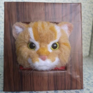 3D kisállat portré � nemezelt emlékfotó, keretben - otthon & életmód - dekoráció - kép & falikép - 3d képek - Meska.hu
