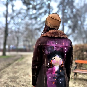 Ilma, Ruha & Divat, Női ruha, Kabát, Festett tárgyak, MESKA