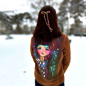 Aranka, Ruha & Divat, Női ruha, Kabát, Festészet, MESKA