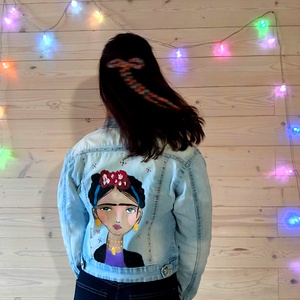 Frida, Ruha & Divat, Női ruha, Kabát, Festészet, MESKA