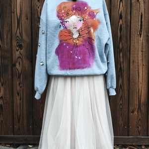 Jolán - ruha & divat - női ruha - pulóver - Meska.hu