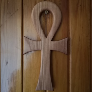 Hársfából készült ankh szimbólum - otthon & életmód - dekoráció - fali és függő dekoráció - falra akasztható dekor - Meska.hu