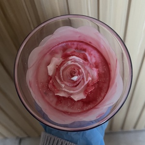 Bazsarózsa illatgyertya - otthon & életmód - gyertya, illat, aroma - illatviasz - Meska.hu