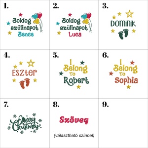 Egyedi hímzett plüss dinoszaurusz - játék & sport - plüssállat & játékfigura - plüss dínók - Meska.hu