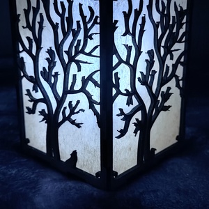 Holdfényes erdő lámpás - otthon & életmód - lámpa - asztali lámpa - Meska.hu