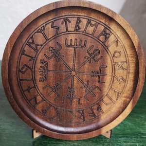 Viking Vegvísir falidísz  - kellékek & szerszámok - csomagolóanyag - ragasztószalag, cellux - Meska.hu