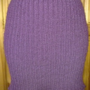 lila puhaság - kézzel kötött szoknya (rendelésre) -  - Meska.hu