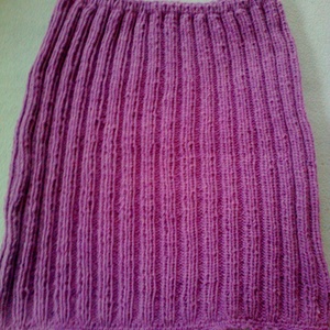 lila puhaság - kézzel kötött szoknya (rendelésre) -  - Meska.hu