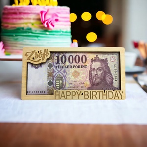Money Box - pénzátadó doboz, natúr színű - esküvő - emlék & ajándék - nászajándék - esküvői pénzátadó boríték, kártya - Meska.hu